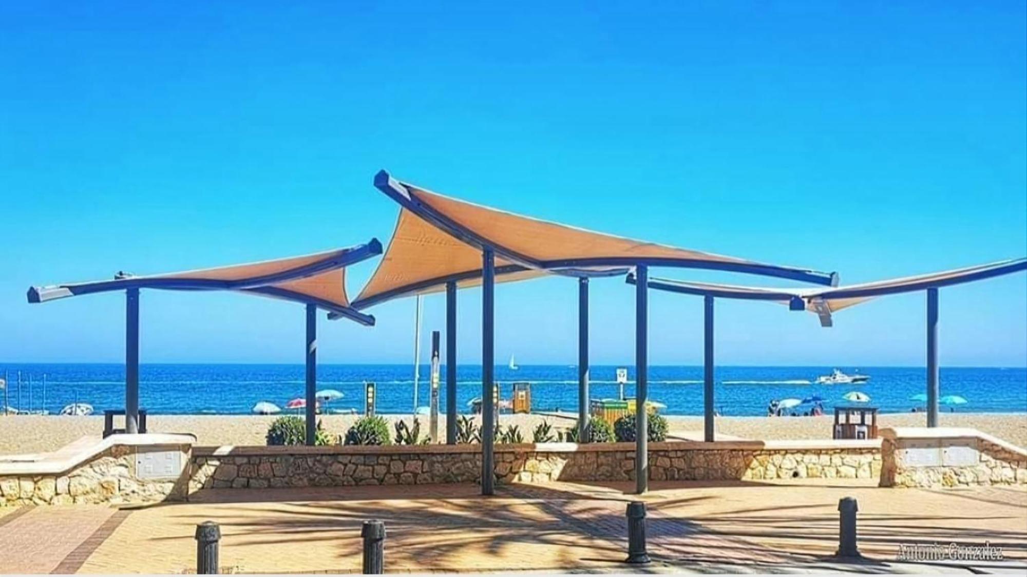 Luxury Beachfront Apartment With Pool, Sauna, Fitness And Gym In Province Malaga, Andalusia Mijas Esterno foto