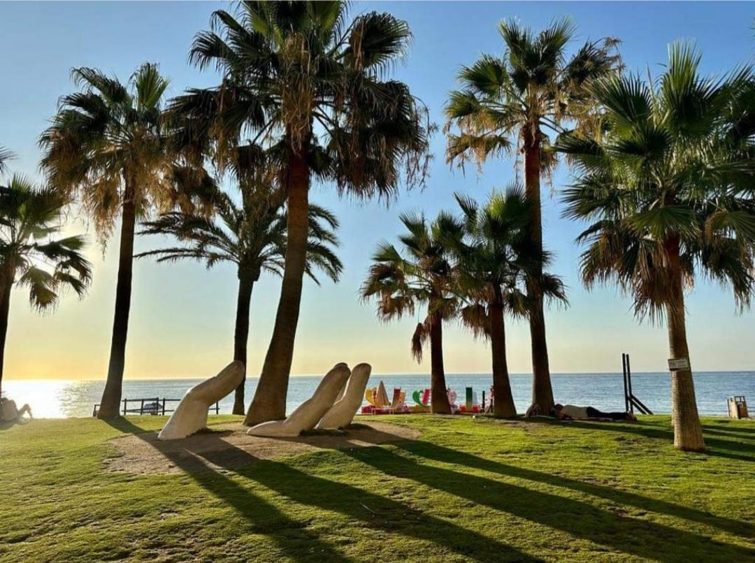 Luxury Beachfront Apartment With Pool, Sauna, Fitness And Gym In Province Malaga, Andalusia Mijas Esterno foto